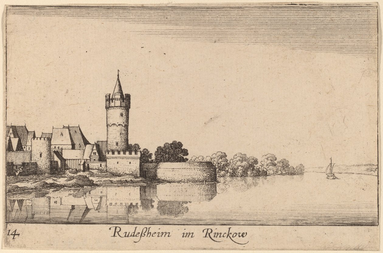 रुडेसहाइम द्वारा Wenceslaus Hollar