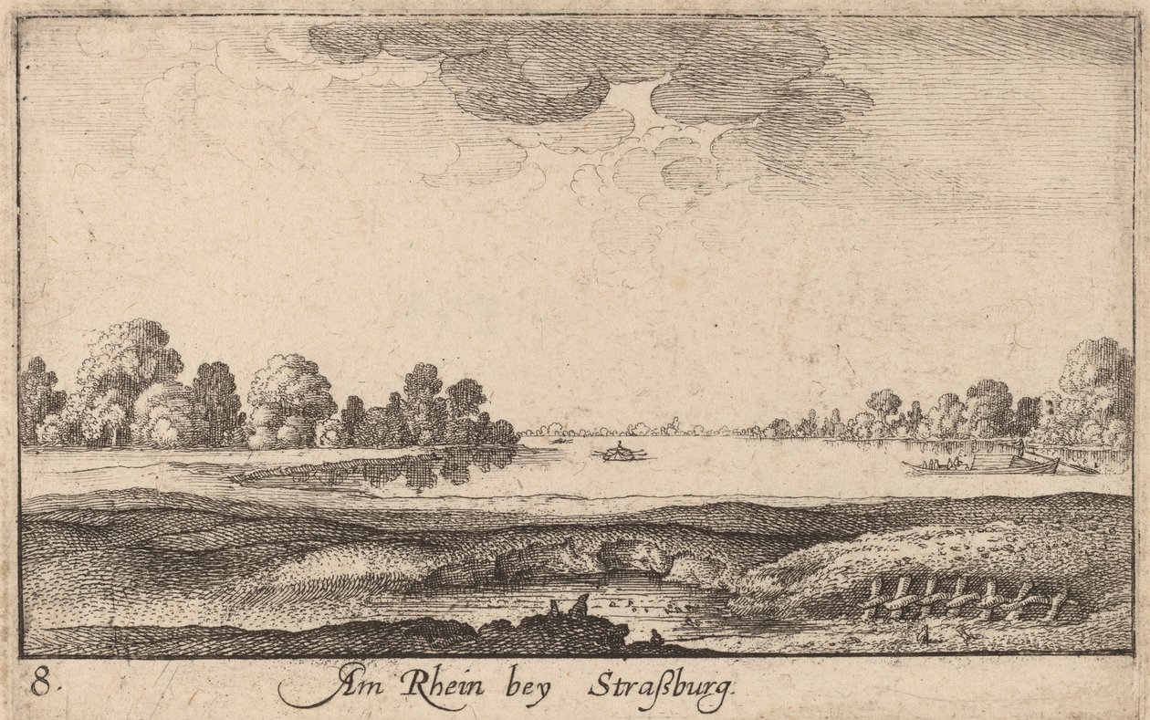 स्ट्रासबर्ग: द टोल हाउस, 1635। द्वारा Wenceslaus Hollar