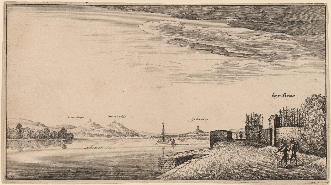 लेवेनबर्ग का दृश्य द्वारा Wenceslaus Hollar