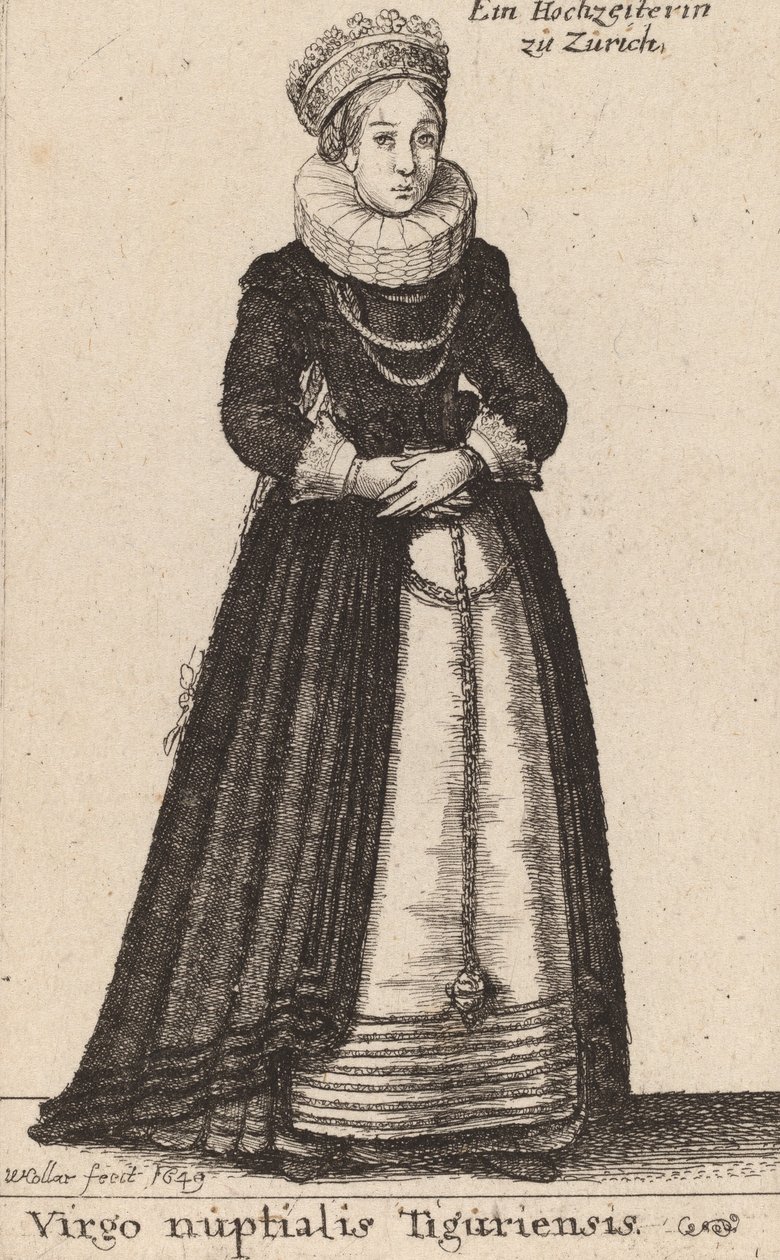 द वर्जिन ऑफ़ द टिगुरियन वेडिंग, 1649। द्वारा Wenceslaus Hollar