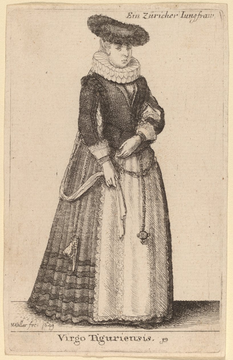 टिगुरिएंसिस की वर्जिन द्वारा Wenceslaus Hollar