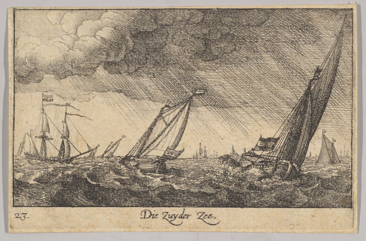 ज़्यूडर ज़ी, 1635। द्वारा Wenceslaus Hollar