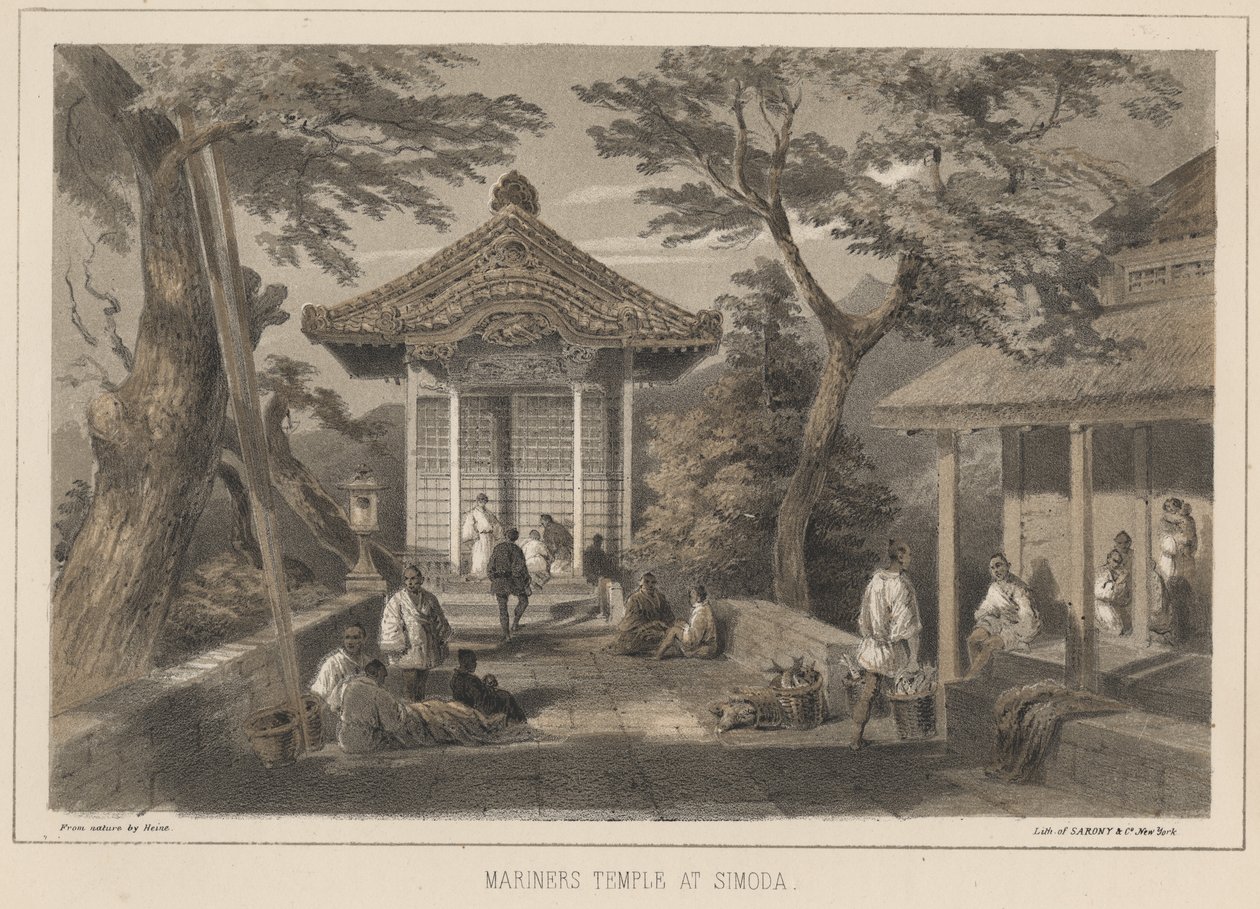 1855 में सिमोडा का मेरिनर्स मंदिर द्वारा विल्हेम जोसेफ हेन