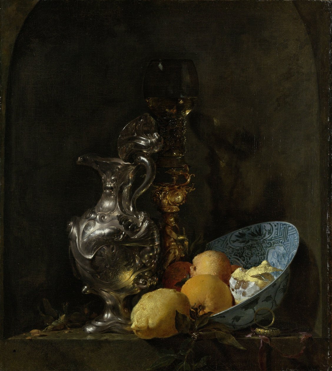 सिल्वर ईवे के साथ फिर भी जीवन, c.1655-60 द्वारा विलेम काल्फ़ी