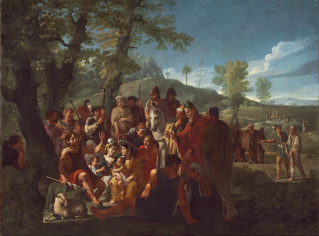 सेंट जॉन द बैपटिस्ट उपदेश, c.1665 द्वारा विल्म रीटर