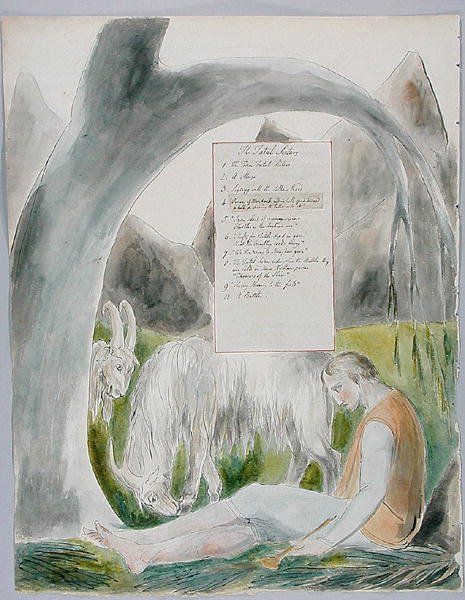 द फेटल सिस्टर्स, द पोज़ ऑफ़ थॉमस ग्रे से 66, डिज़ाइन 1797-98 (कागज पर कलम और स्याही के साथ wc) द्वारा विलियम ब्लेक