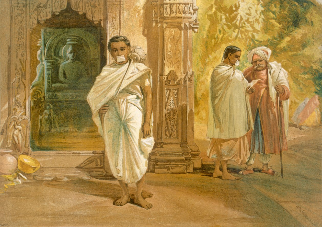 जैन पुरोहित, Ancient इंडिया प्राचीन और आधुनिक ’, 1867 से द्वारा विलियम क्रीमिया सिम्पसन
