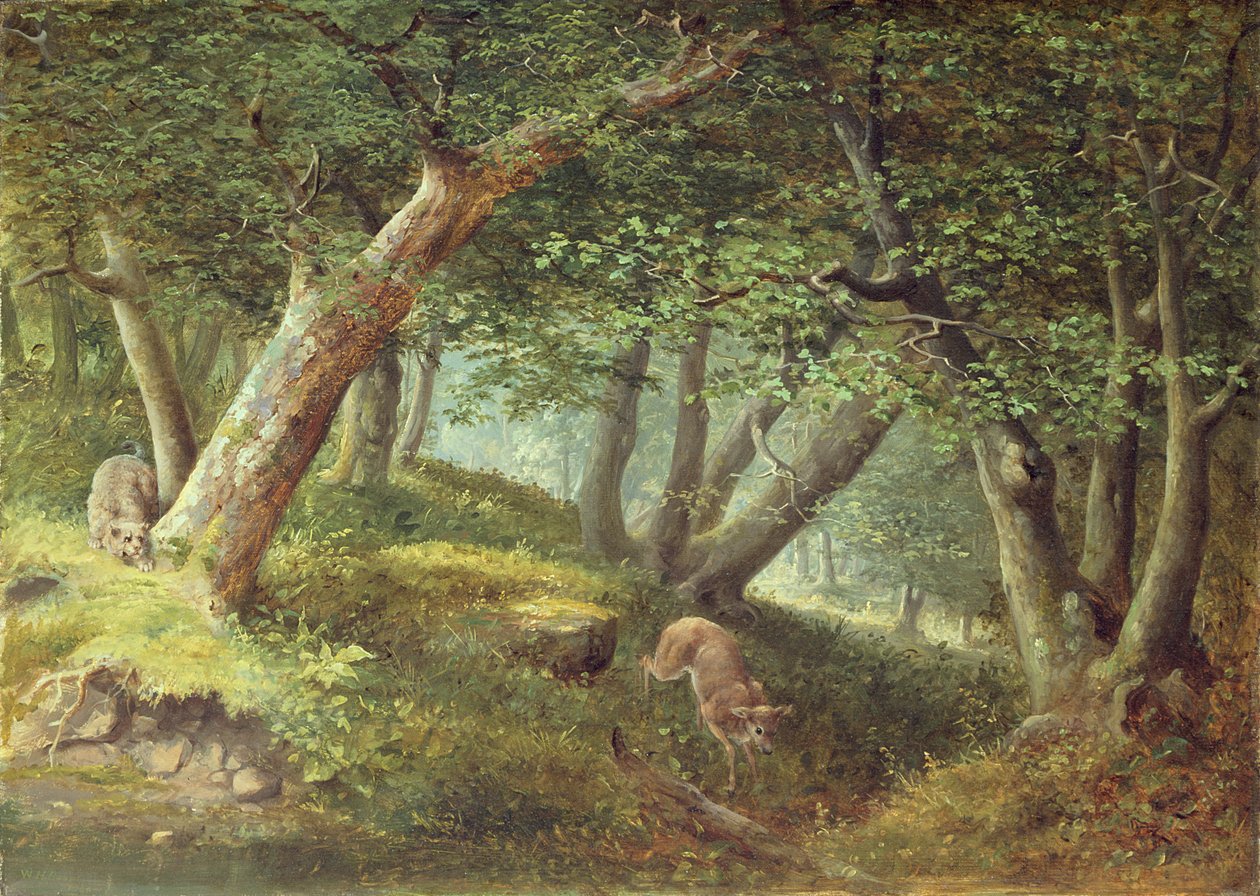 वन में, 1856 द्वारा विलियम होलब्रुक बियर्ड