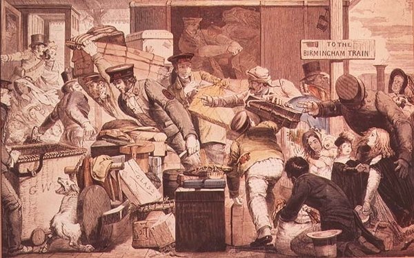 &39;ग्लूसेस्टर में गेज का टूटना, ग्लूस्टरशायर, 6 जून 1846 द्वारा विलियम जेम्स लिंटन