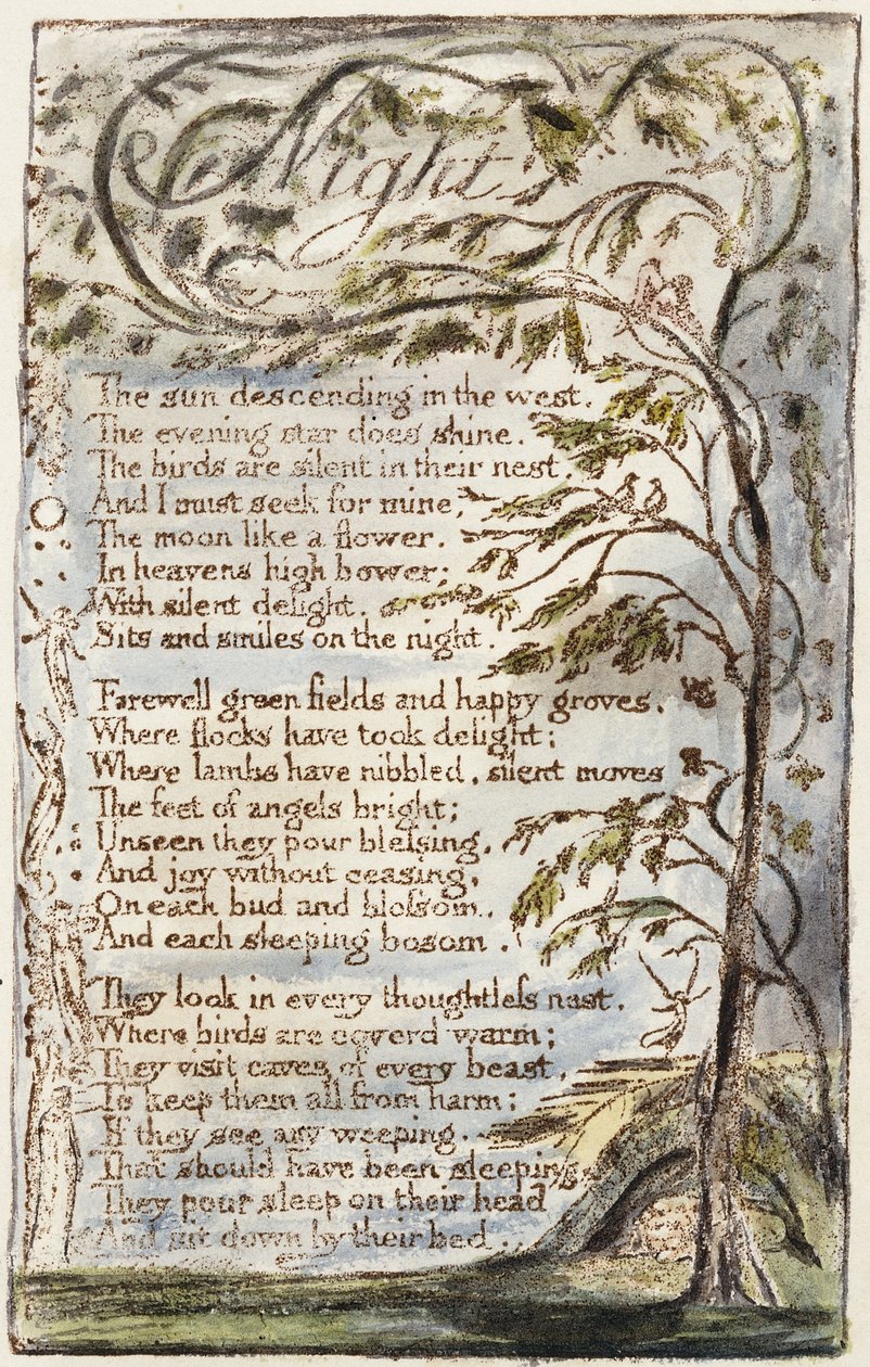 रात, 1789 द्वारा विलियम ब्लेक