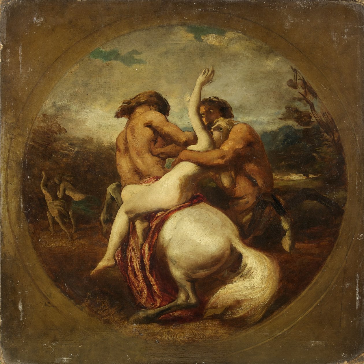 Centaurs और Nymphs (कार्डबोर्ड पर तेल) द्वारा विलियम ईटीटी