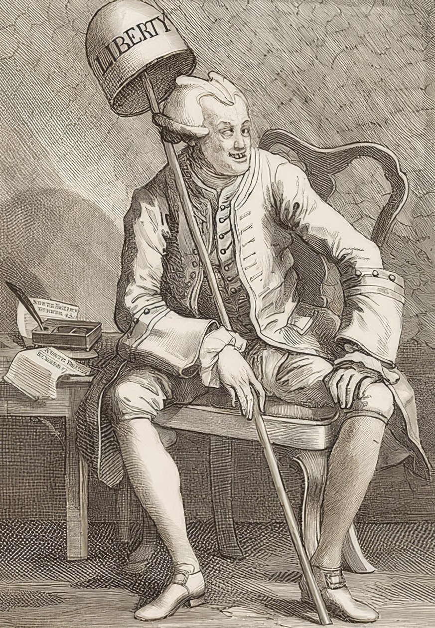 जॉन विल्केस एसक। 1763 द्वारा विलियम होगार्थ