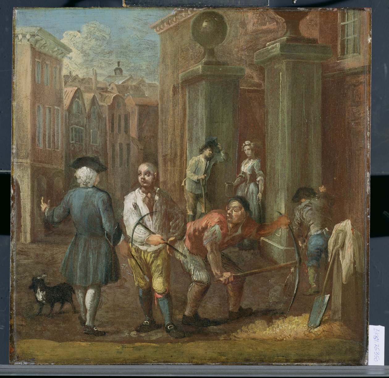 एक Paviour के लिए साइन इन करें, c.1725 द्वारा विलियम होगार्थ