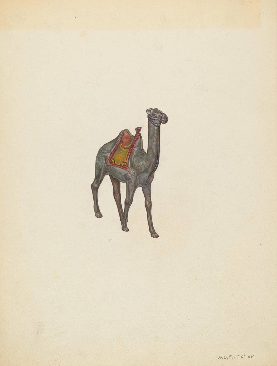 बैंक कैमल, सी. 1940. द्वारा विलियम ओ. फ्लेचर