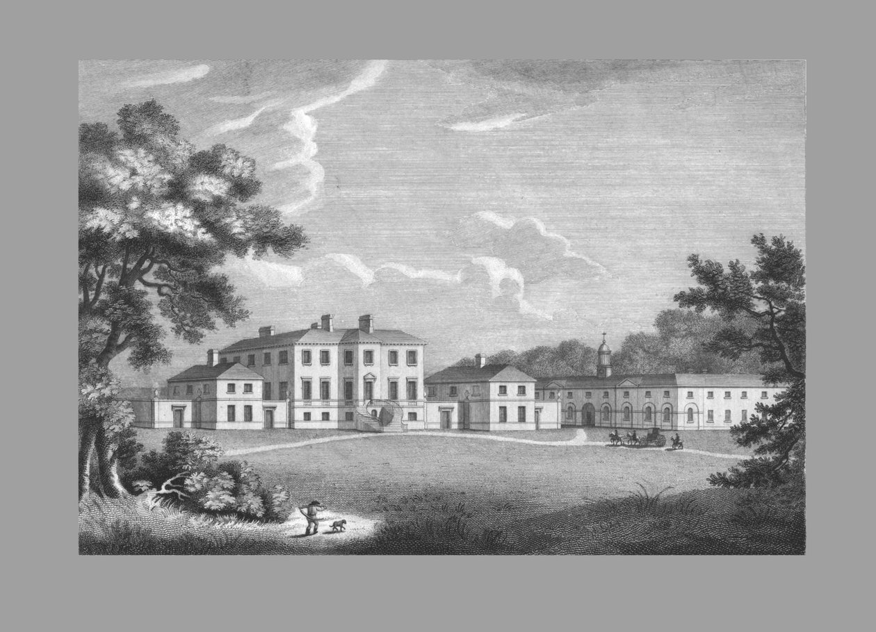 ग्लैडस्टोन हाउस, 1804। द्वारा विलियम स्केल्टन
