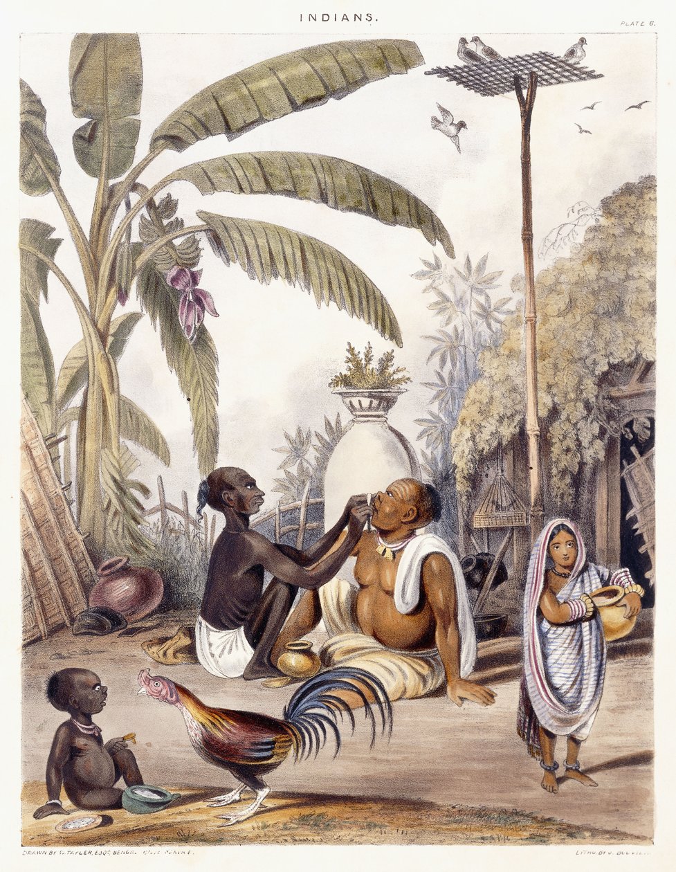 द विलेज बार्बर, 1842 द्वारा विलियम टायलर