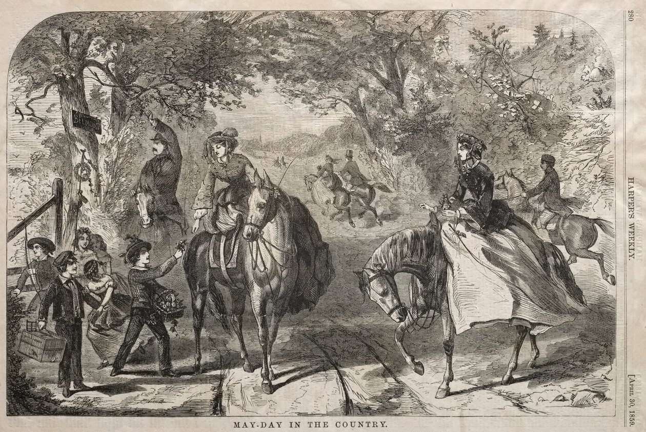 देश में मई दिवस, 1859। द्वारा विंसलो होमर