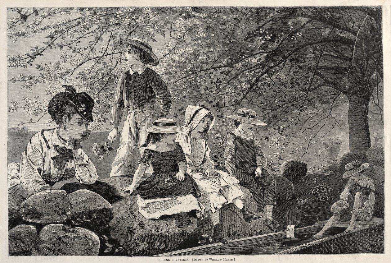 स्प्रिंग ब्लॉसम, 1870। द्वारा विंसलो होमर