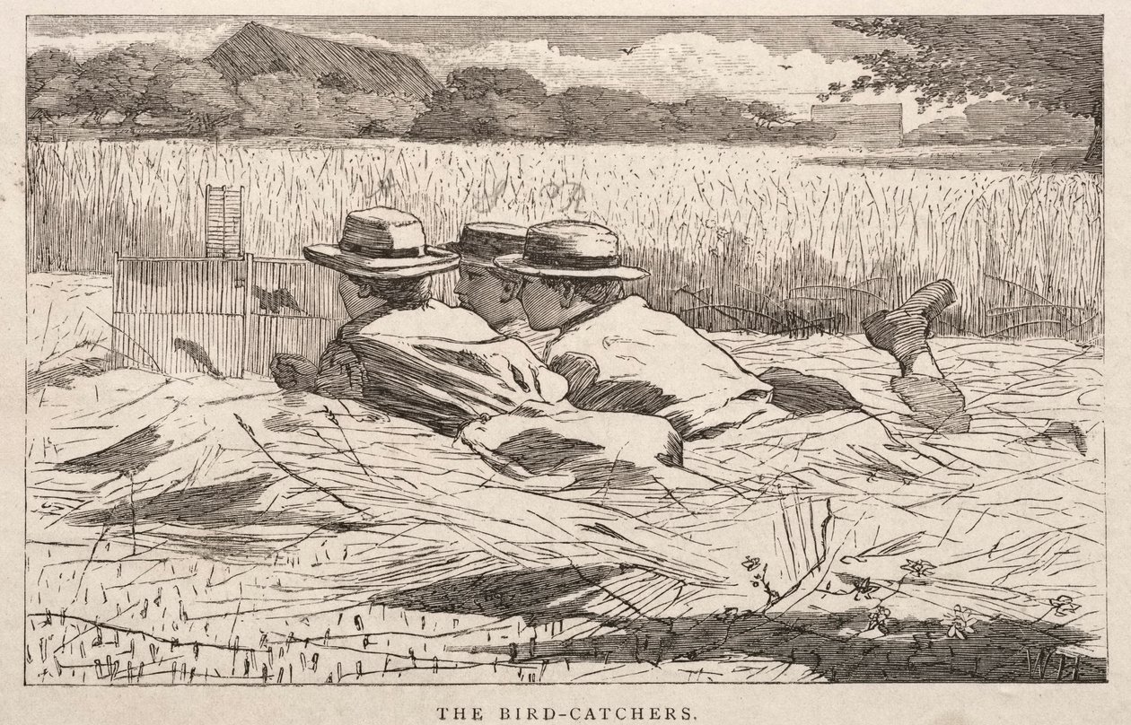 बर्ड कैचर, 1867। द्वारा विंसलो होमर