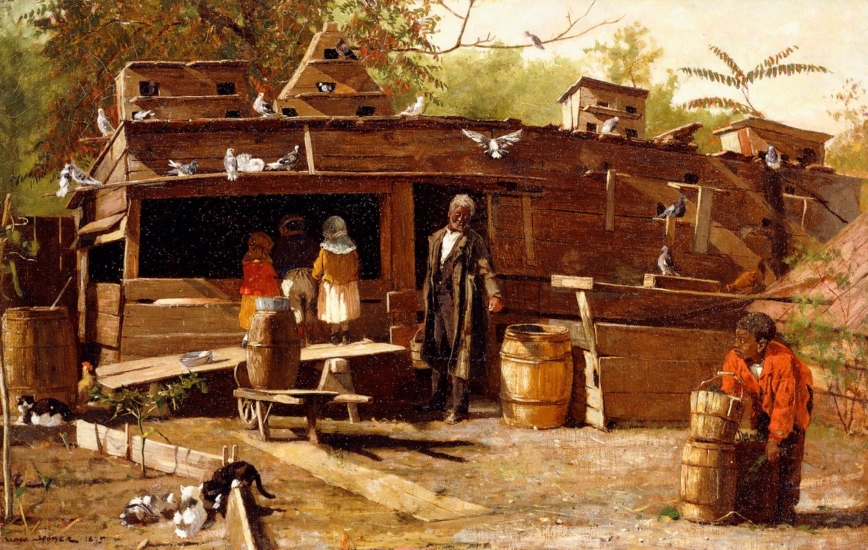घर पर चाचा नेड, 1875 द्वारा विंसलो होमर