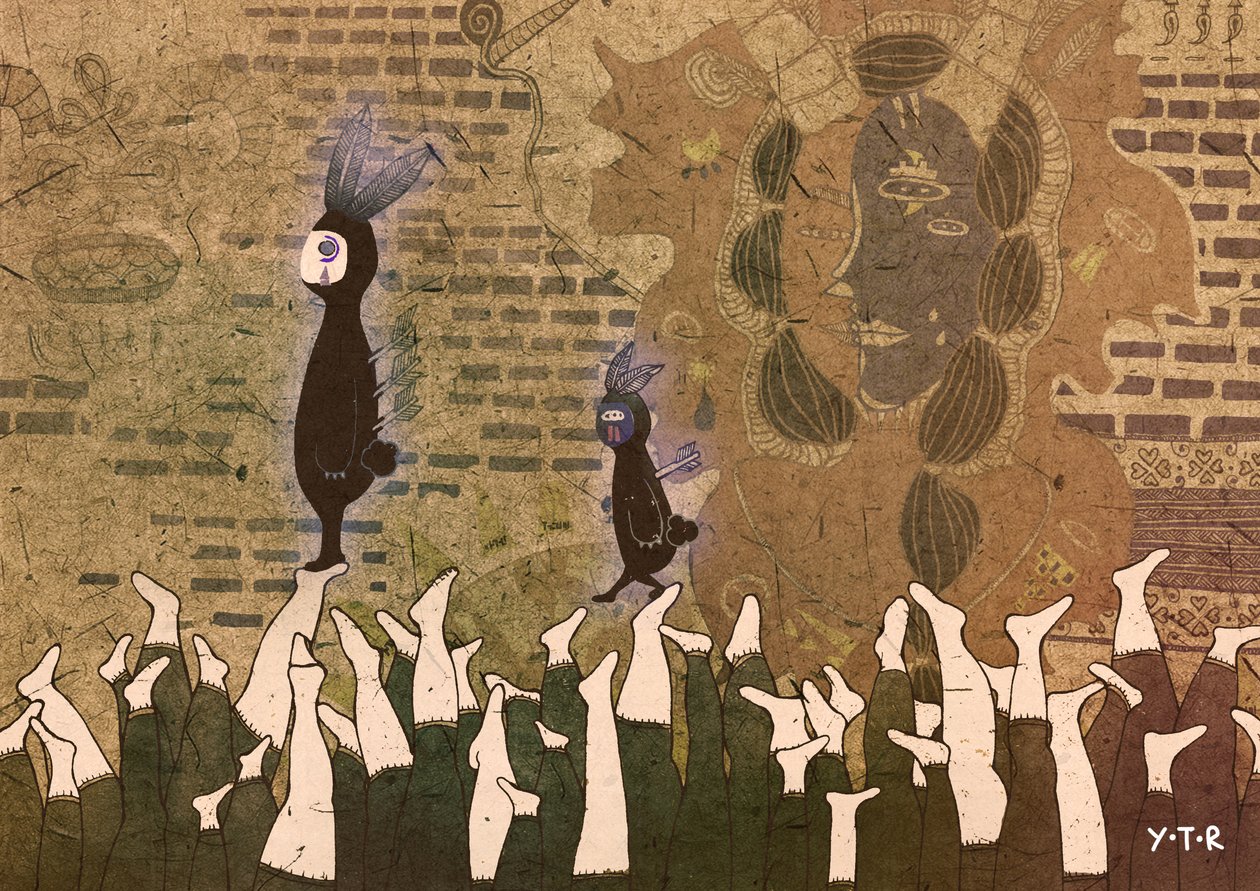 चरण रोकना, 2012 (डिजिटल) द्वारा योयो झाओ