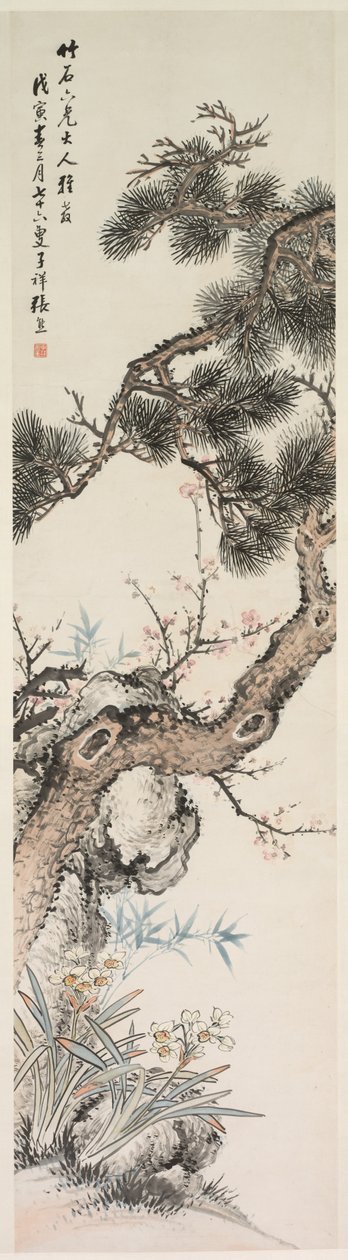 तीन शुद्धता, 1800s। द्वारा झांग Xiong