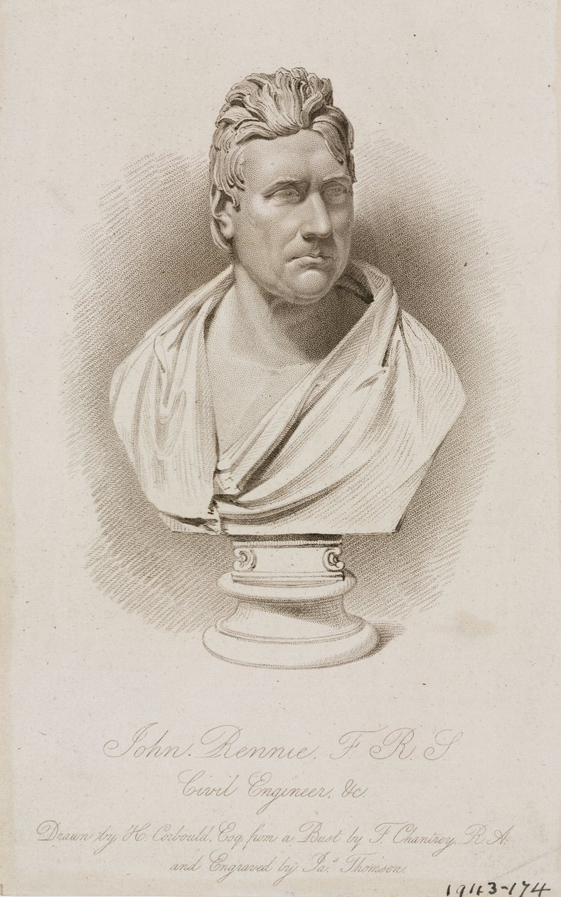 जॉन रेनी, स्कॉटिश सिविल इंजीनियर, c 1810s द्वारा फ्रेडरिक (एटीआर) बरनार्ड