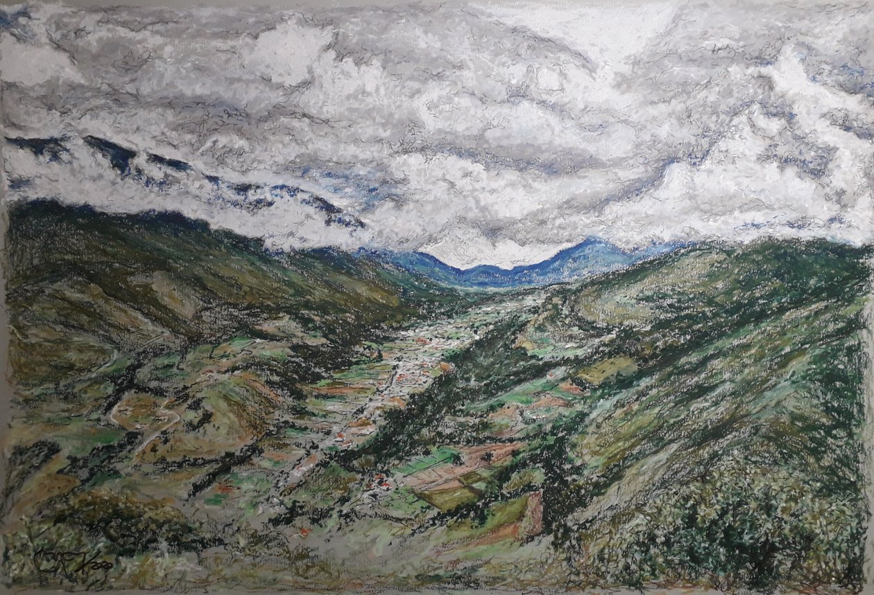 वेनेजुएला एंडीज - वेनेगारा गांव ईडीओ। टचिरा द्वारा miguelmendez_art.ve