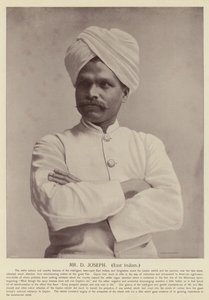 मिस्टर डी जोसेफ, पूर्व भारतीय