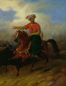 घोड़े पर एक तुर्क