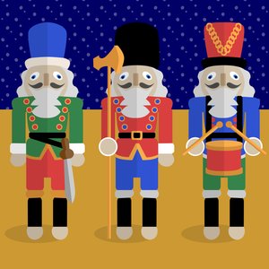 क्रिसमस Nutcrackers - गुड लक प्रतीक