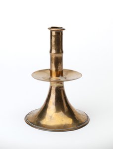 कैंडलस्टिक, c.1650-99 (पीतल)