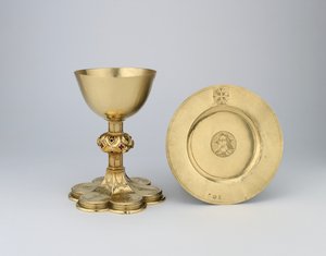 चालिस और पैटन, 1507-08 (मीनाकारी के साथ सोना)