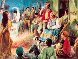 जिप्सियों की पार्टी करना