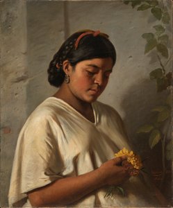 इंडियन वुमन विथ मैरीगोल्ड, 1876