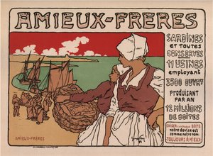 Amieux Freres Poster, 1899