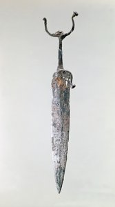 डैगर, हैल्स्टट संस्कृति, c.750-450 ईसा पूर्व (लोहा)