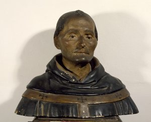 सेंट एंटिनिनस की बस्ट (1389-1459) (चित्रित लकड़ी)