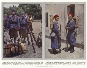 Skirmishers, नई पोशाक, Skirmishers, पुराने पोशाक