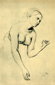 अर्ध-नग्न महिला, 1821, 1943।