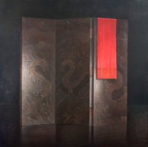 ड्रैगन स्क्रीन, 2012 (कैनवास पर एक्रिलिक)