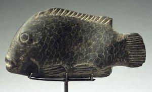 मछली, 1540-1069 ईसा पूर्व (कठोर काला पत्थर)