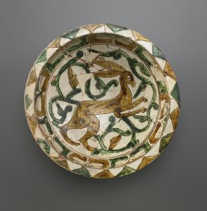 बाउल, सेलजुद वंश, 12 वीं -13 वीं शताब्दी (सिरेमिक)