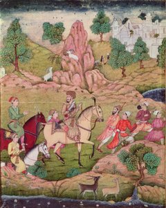 बाज़ के साथ शिकार, सफ़वीद वंश (1502-1736)