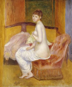 बैठा हुआ नग्न, विश्राम, 1885