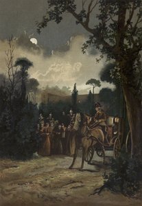 पोप पायस IX रोम छोड़कर, 1848
