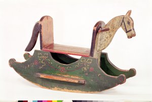 रॉकिंग हॉर्स, 1793 (चित्रित लकड़ी)