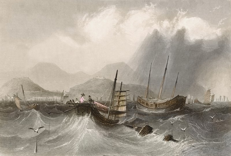 मकाओ, c.1840 द्वारा अल्बर्ट हेनरी पायने
