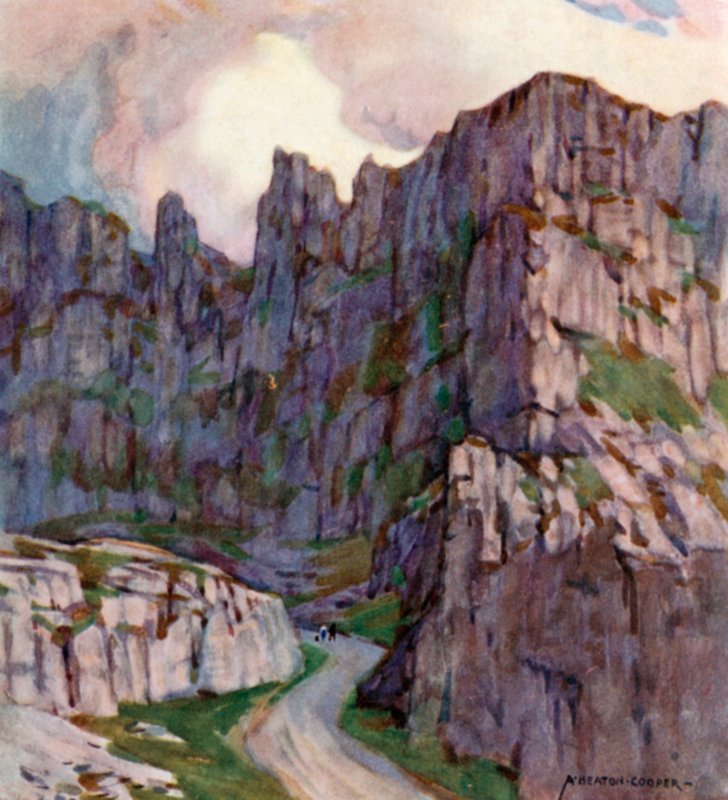 चेडर कण्ठ (रंग लिथो) द्वारा अल्फ्रेड हेटन कूपर