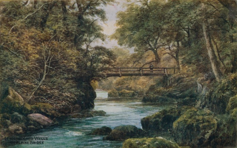 लैंड्रिंडॉड वेल्स, द अल्पाइन ब्रिज द्वारा अल्फ्रेड रॉबर्ट क्विंटन